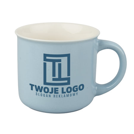 Porcelain mug 360 ml Lucca blue