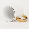 Mug 440 ml white - gold handle set of 324 pcs.
