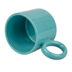Ravenna 400 ml mug spotted green-blue carton 36 pcs.