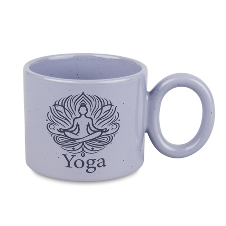 Ravenna mug 400 ml spotted purple carton 36 pcs.