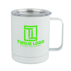 Steel mug 330 ml light color white