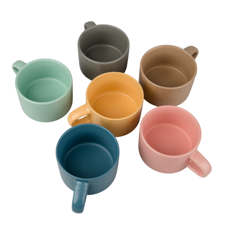 200 ml cup Macaroon brown carton 48 pcs.