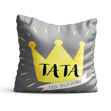 Fotoposzewka soft - wzór Tata Król tego domu