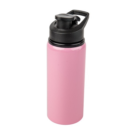 Aluminum bottle 600 ml Active Flip Top - pink set of 5 pcs.