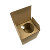 Cardboard packaging for Latte cups small with insert and window - eco (set of 10 pcs)