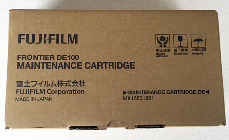 Drop container for Fuji DE100