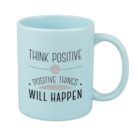 Mug 330 ml Flora matte light blue carton 36 pcs.