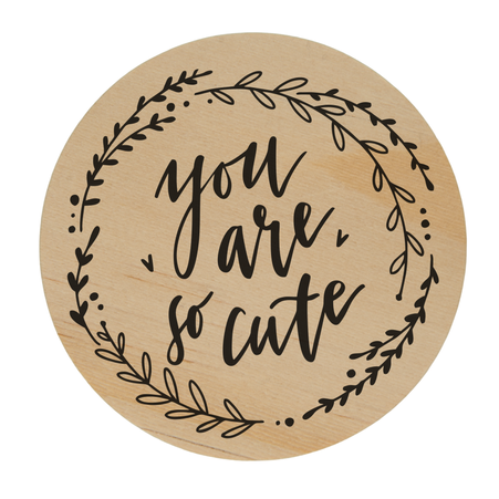 Bamboo wood lid for mug - sublimation