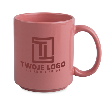 330 ml mug Lento peach glossy