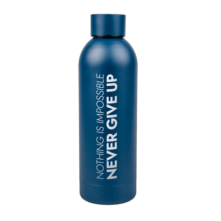 Steel bottle 500 ml for engraving - blue