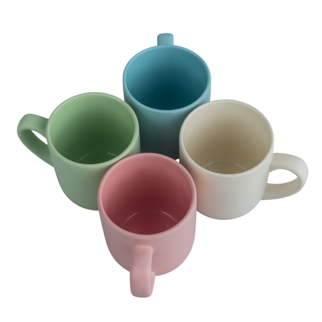 Coffee mug 290 ml matte light color blue carton 36 pcs.