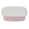 Pudełko na lunch/śniadanie do sublimacji - jasny róż (komplet 5 sztuk)