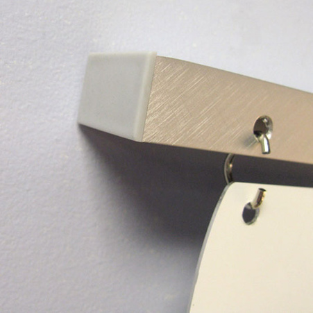 Mural aluminum mounting strip (wave) 60 cm. ChromaLuxe (4029) - sale !