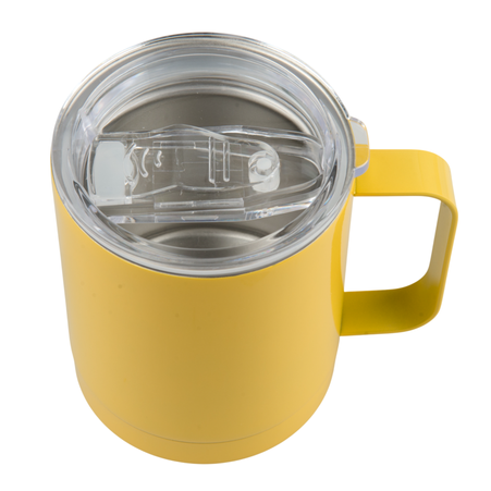 Steel mug 330 ml light color yellow