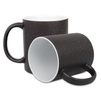 Magic mug matte black - glitter - carton of 36 pcs.