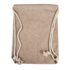 Linen backpack-bag 30x40 cm - dark beige