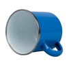 Steel mug - enamel 300 ml, blue