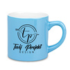 Light mug color mini blue with cardboard box