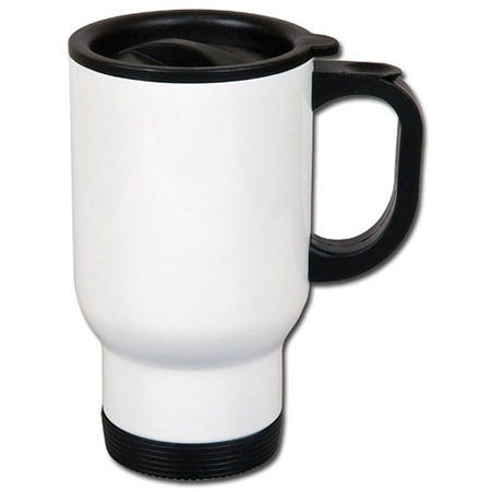 Thermal mug - steel white carton 24 pcs.