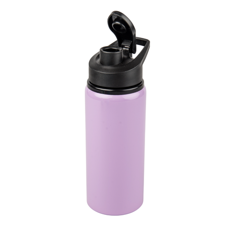 Aluminum bottle 600 ml Active Flip Top - purple set of 5 pcs.