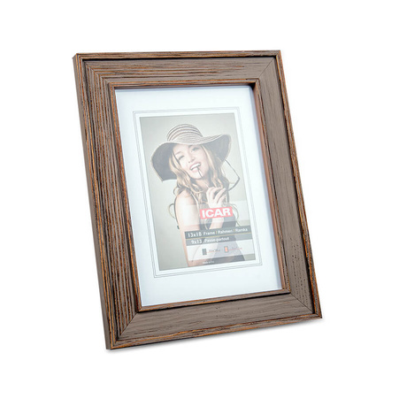 Wooden photo frame 13x18 - DRL_U_3 - light brown color