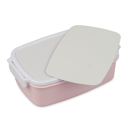 Lunch/breakfast box for sublimation - light pink (set of 5)