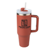 Travel steel mug 1200 ml engraved/UV - brick-red
