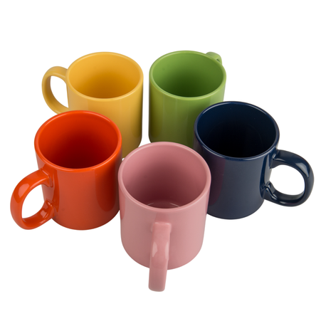 BIG 590 ml mug - pink carton 36 pcs.