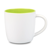 Boston mug for sublimation white - inside light green