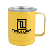 Steel mug 330 ml light color yellow