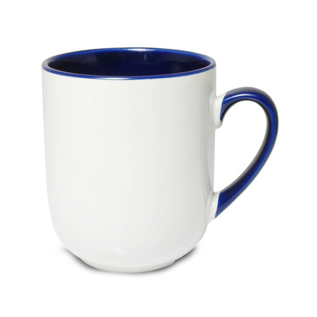 Coffee mug 290 ml Combo - handle and inside navy blue