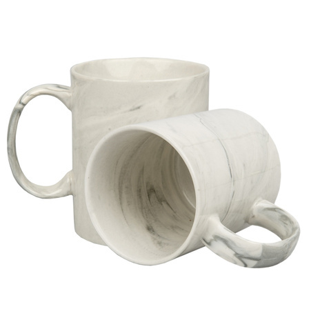 Marbled mug gray carton 36 pcs.