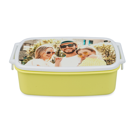 Pudełko na lunch/śniadanie do sublimacji - żółte
