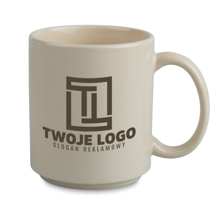 330 ml mug Lento cream glossy