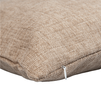 Linen pillowcase 40x40 with zipper - dark beige