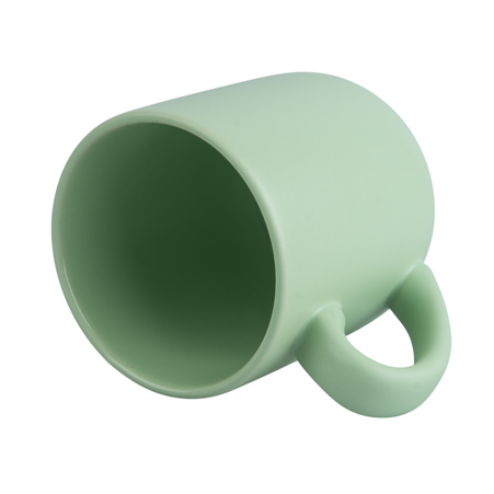 Coffee mug 290 ml matte light color green carton 36 pcs.