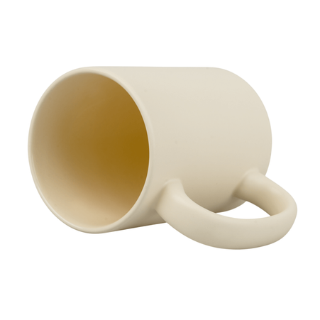 Mug 440 ml matte light color cream carton 36 pcs.