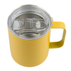 Steel mug 330 ml light color yellow