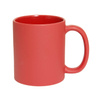 Frosted mug - red