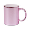Pink metallic mug - shiny