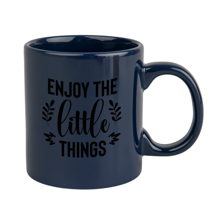 BIG 590 ml mug - navy blue carton 36 pcs.