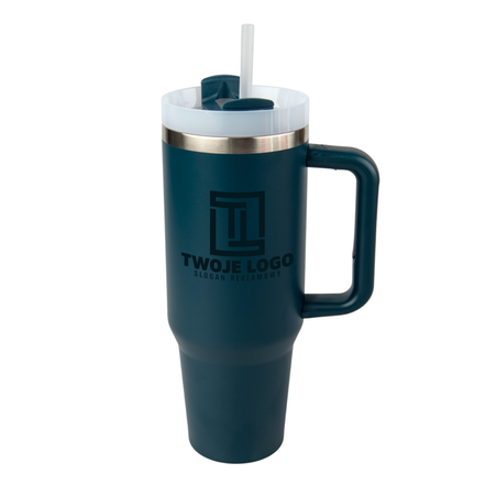 Travel 1200 ml steel mug Travel 1200 ml engraved/UV - dark marine