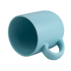 Coffee mug 290 ml matte light color blue