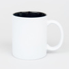 Mug for engraving white matte - inside black