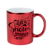 Mug metallic red - glossy carton 36 pcs.