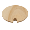 Bamboo wood lid for mug with hole - sublimation