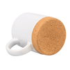White glossy mug 300 ml - cork bottom carton 36 pcs.
