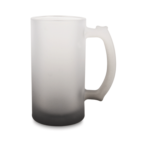 Glass tankard frosted gradient black