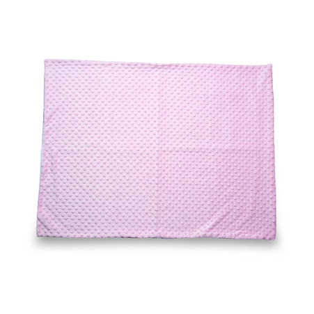 Pink minky blanket 50/75