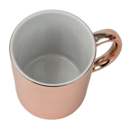 Copper metallic mug - shiny